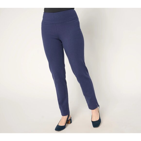 Women with Control Tummy Control Petite 86/14 Straight Leg Pants Size Small NEW - Picture 1 of 7